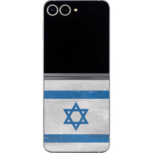 Israel Flag Distressed Galaxy Z Flip6 Skin